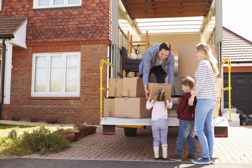 Person reviewing a formal complaints document during a removals service process
