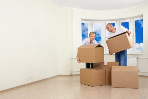 Local removals team managing a move in Stjohnswood