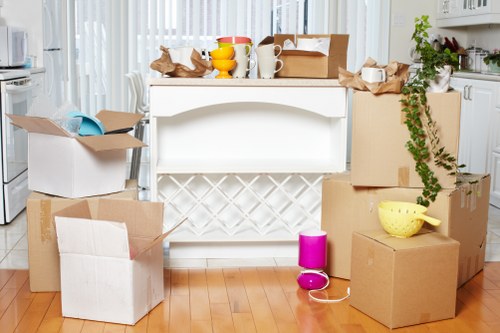 Local office relocation service in St Johns Wood with van loading