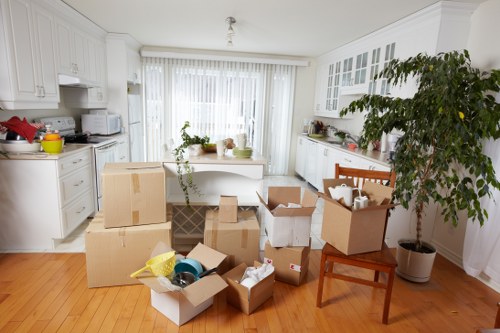 Packing and preparing household items for storage