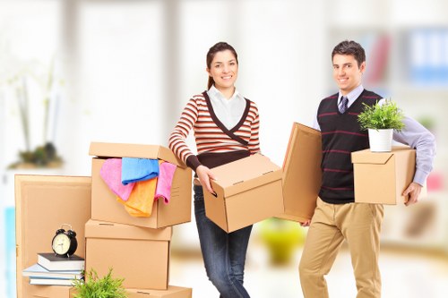 A calm and organised moving day in St John’s Wood