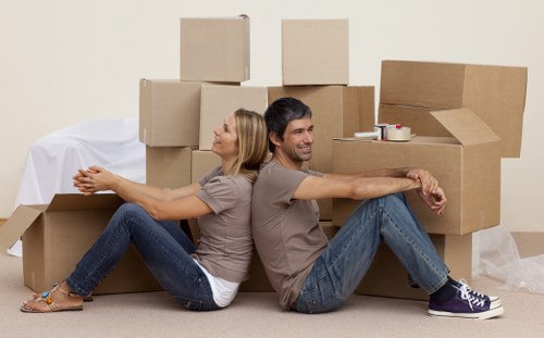Packing and dismantling support for an office move in St Johns Wood