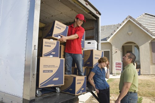 Customer service representative assessing a complaint after a house move