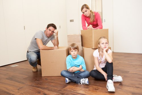 Preparation and packing supplies for a man and van move in St Johns Wood