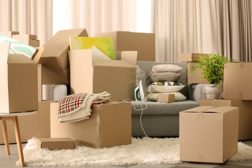 Removal van for student relocation in Stjohnswood